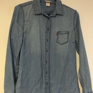 Levi’s button up *denim look*
